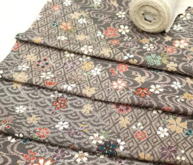 Premium Driftwood Homespun Yuki Tsumugi Silk Bolt BS16