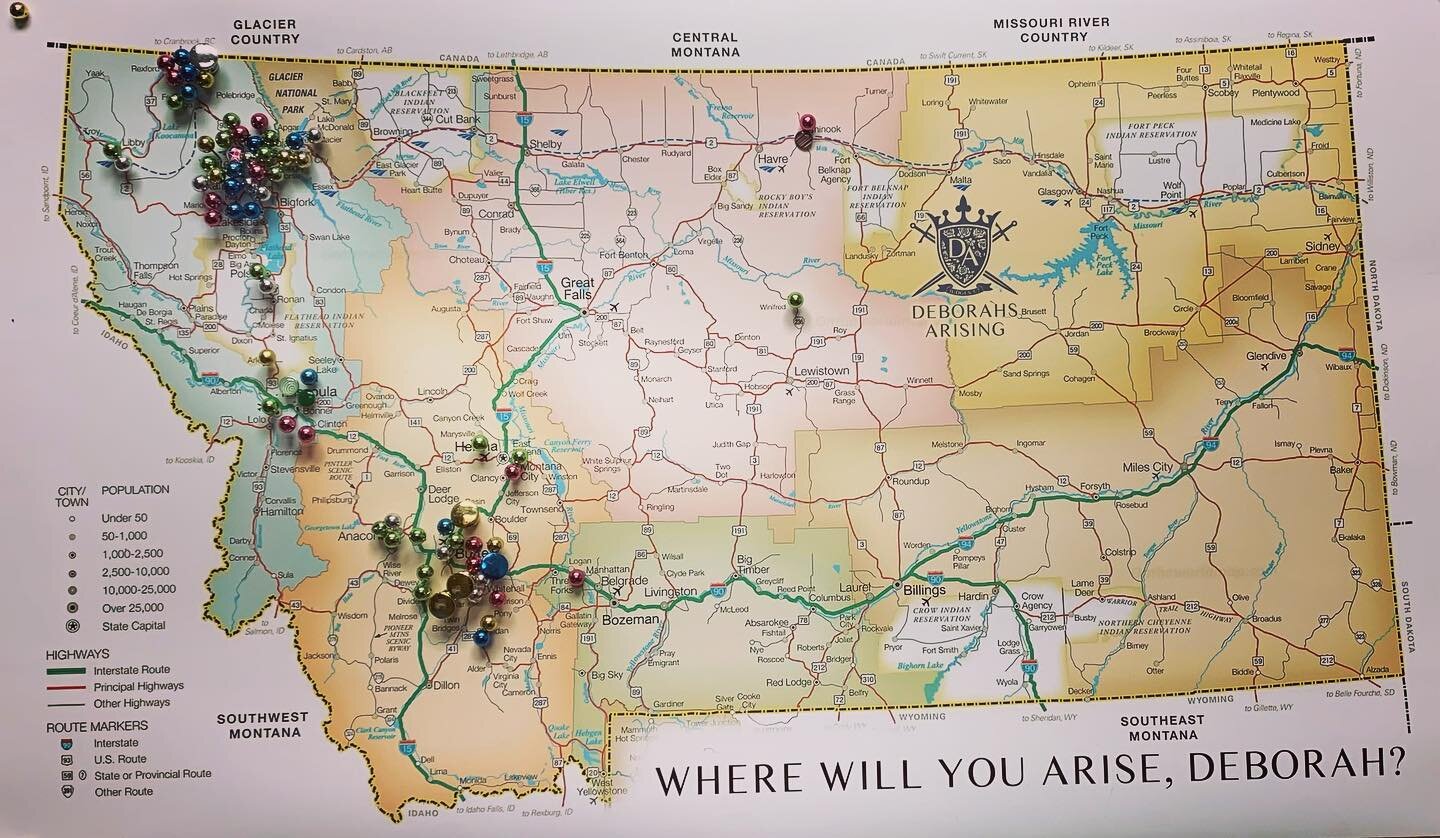 EARLY BIRD REGISTRATION deadline for EMBRACE is just around the corner (September 7th)! 

This is a map from our last state-wide conference that shows where women traveled from to gather together! We are looking forward to having all of you from acro