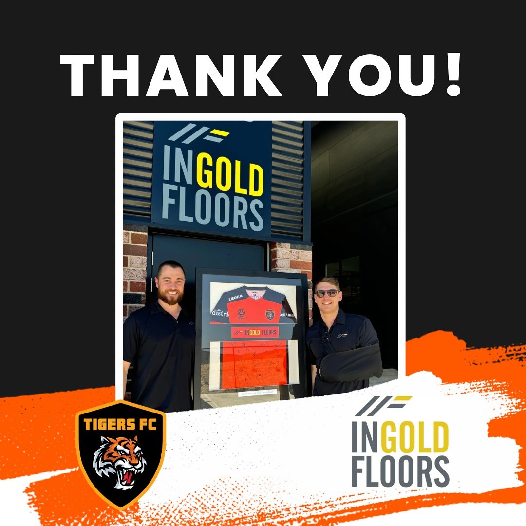 𝗠𝗮𝗷𝗼𝗿 𝘀𝗽𝗼𝗻𝘀𝗼𝗿, 𝗮𝗽𝗽𝗿𝗲𝗰𝗶𝗮𝘁𝗶𝗼𝗻 👏🖤🧡

We extend a 𝗵𝘂𝗴𝗲 𝘁𝗵𝗮𝗻𝗸 𝘆𝗼𝘂 to @ingoldfloors , for their support and commitment to Tigers FC. Their sponsorship has contributed to maintaining high standards in football both on a