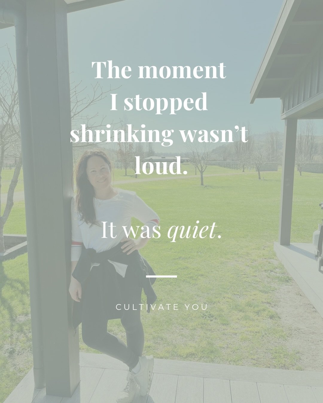 The moment I stopped shrinking wasn&rsquo;t dramatic.

It wasn&rsquo;t angry.
It wasn&rsquo;t explosive.
It wasn&rsquo;t a personality shift.

It was language I used and how I said it.

For years, I thought being &ldquo;easy&rdquo; meant being kind.
