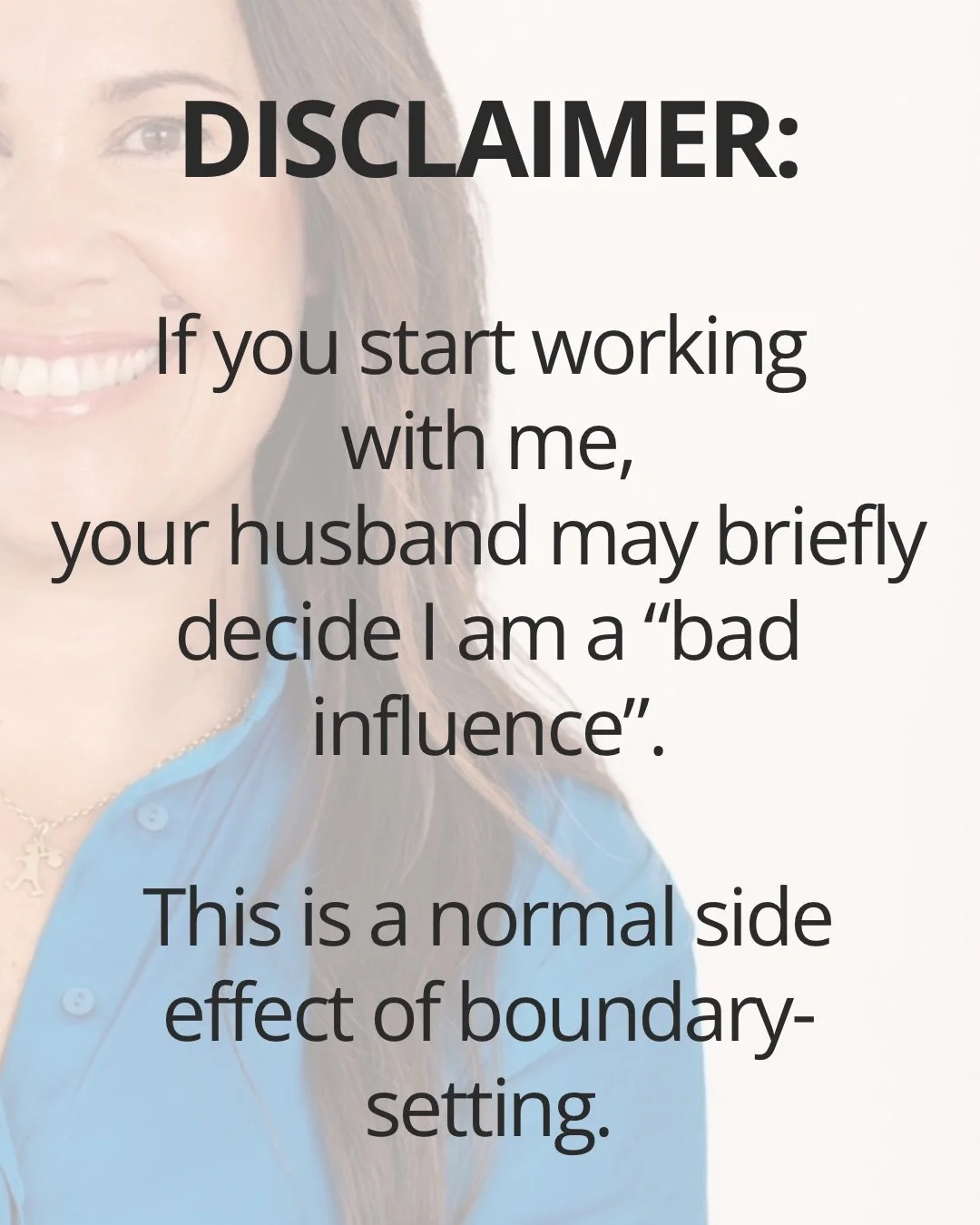 True story.
I get this all the time.
Comments from my clients about their husbands&rsquo; opinions of their work with me 😂

At first, he loves it.
&ldquo;You seem happier.&rdquo;
&ldquo;You&rsquo;re glowing.&rdquo;
&ldquo;This coaching thing is grea