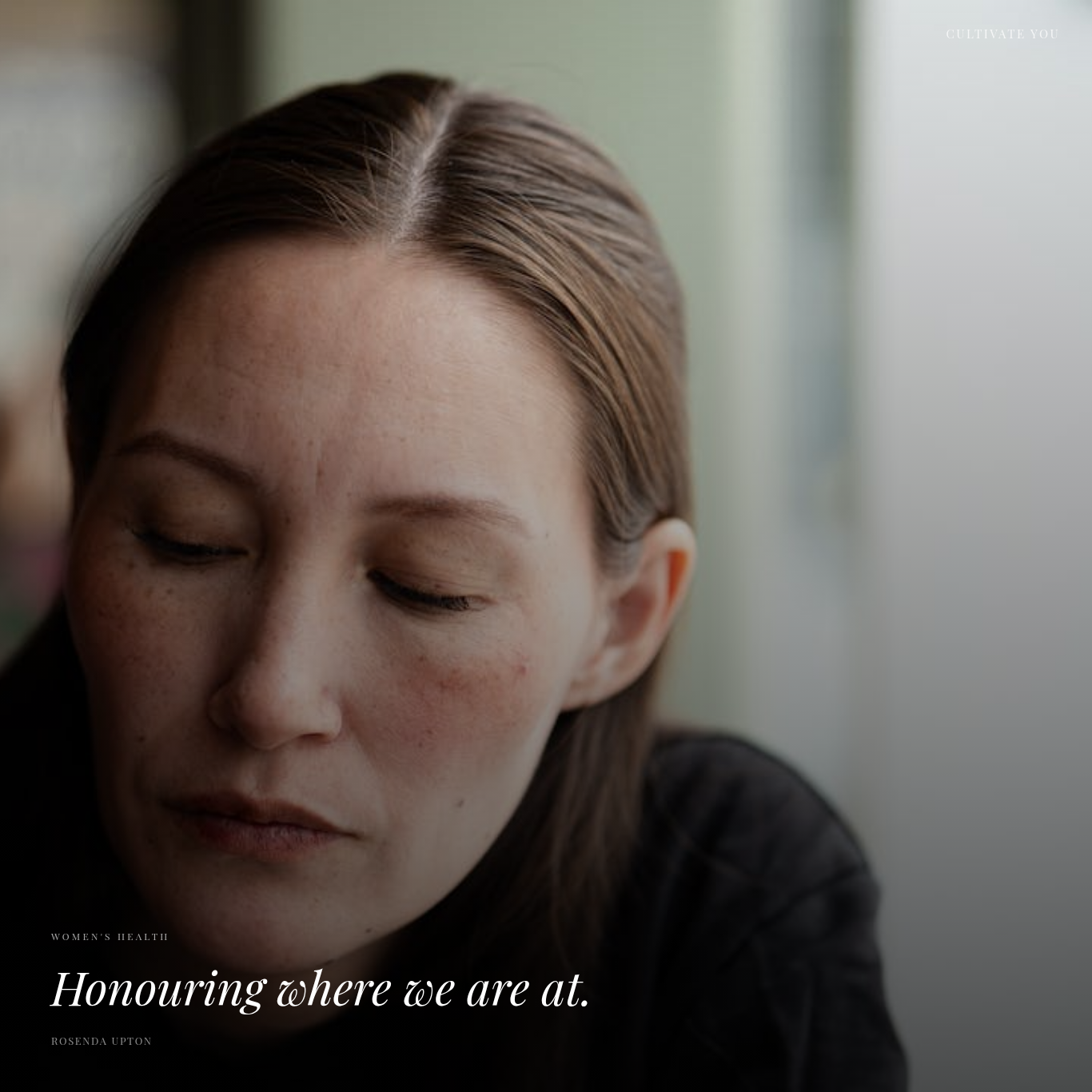Honouring where we are at