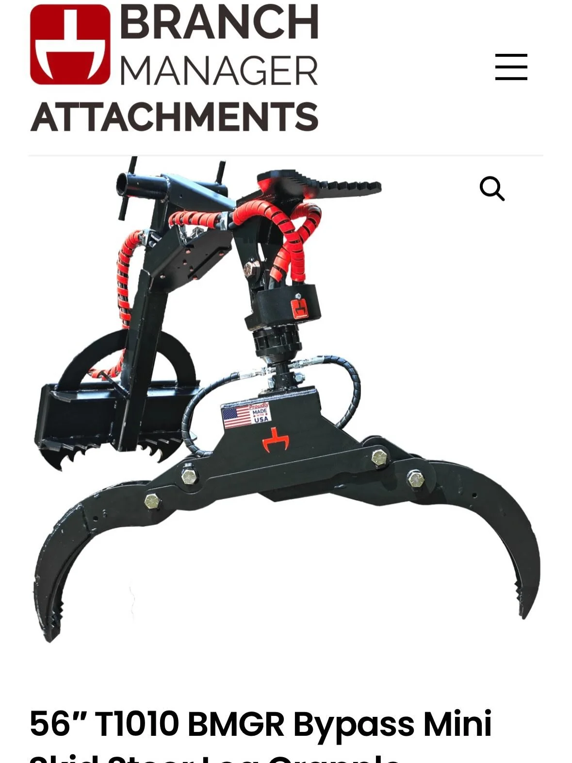 The Grapple has been purchased!  Along with our new mini skid steer our ability to serve more clients has just increased!  Who else is hyped for spring time?

The Branch Manager grapple is an amazing piece of equipment that allows the user full contr