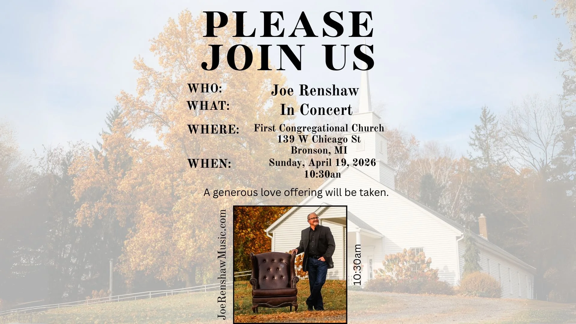 Morning Worship with Joe Renshaw