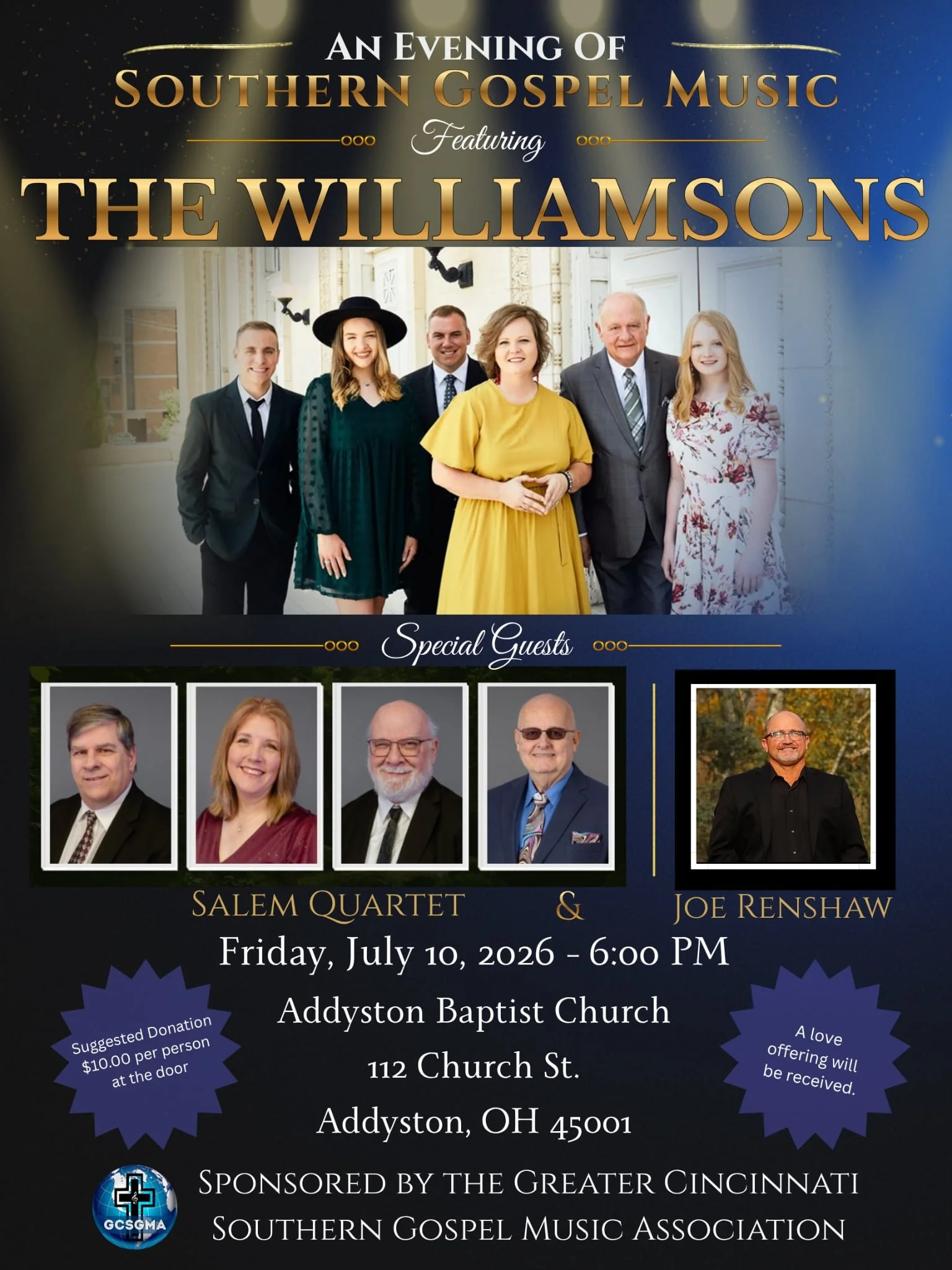 An Evening of Southern Gospel Music