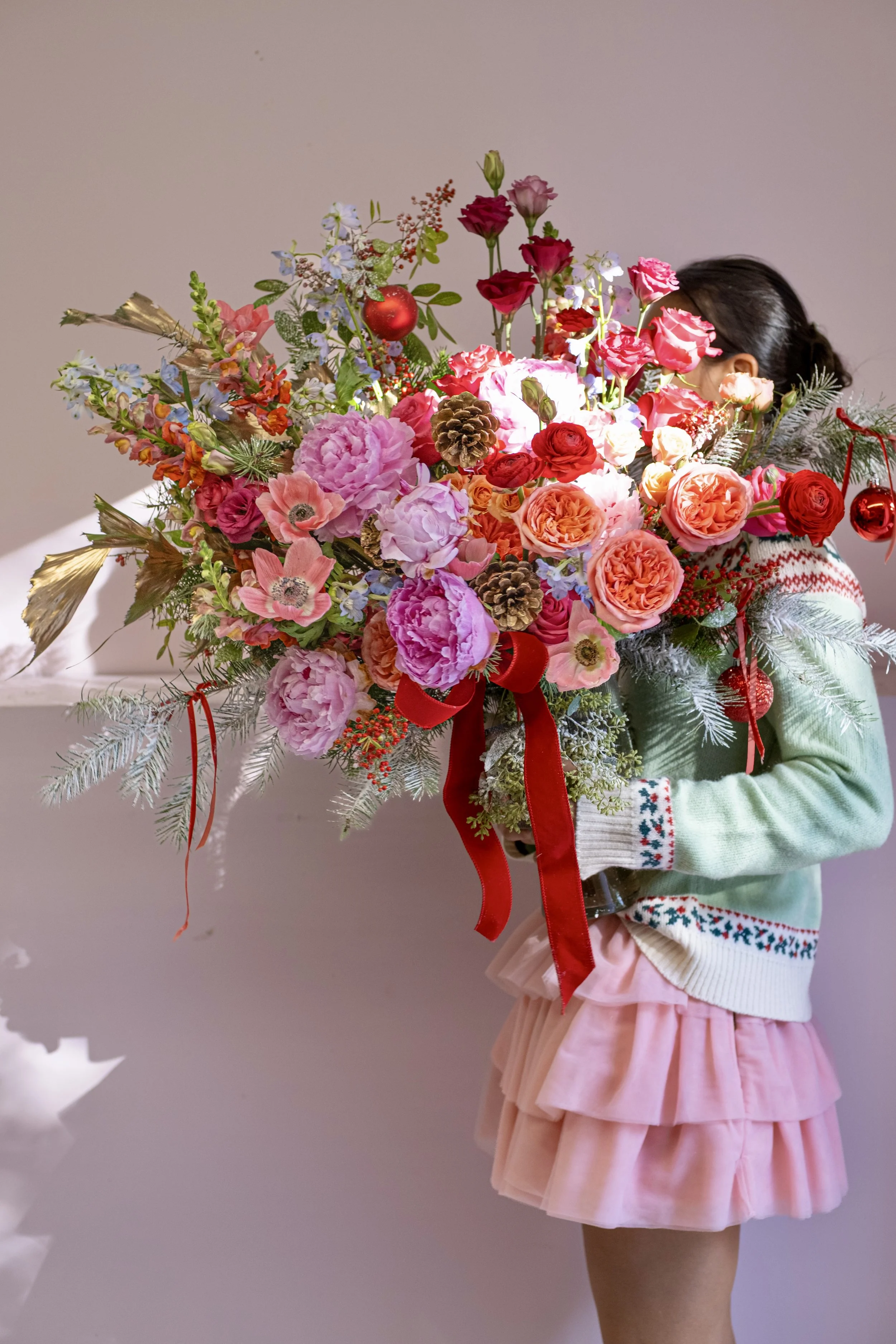 Nutcracker theme, christmas flowers, ballet flowers