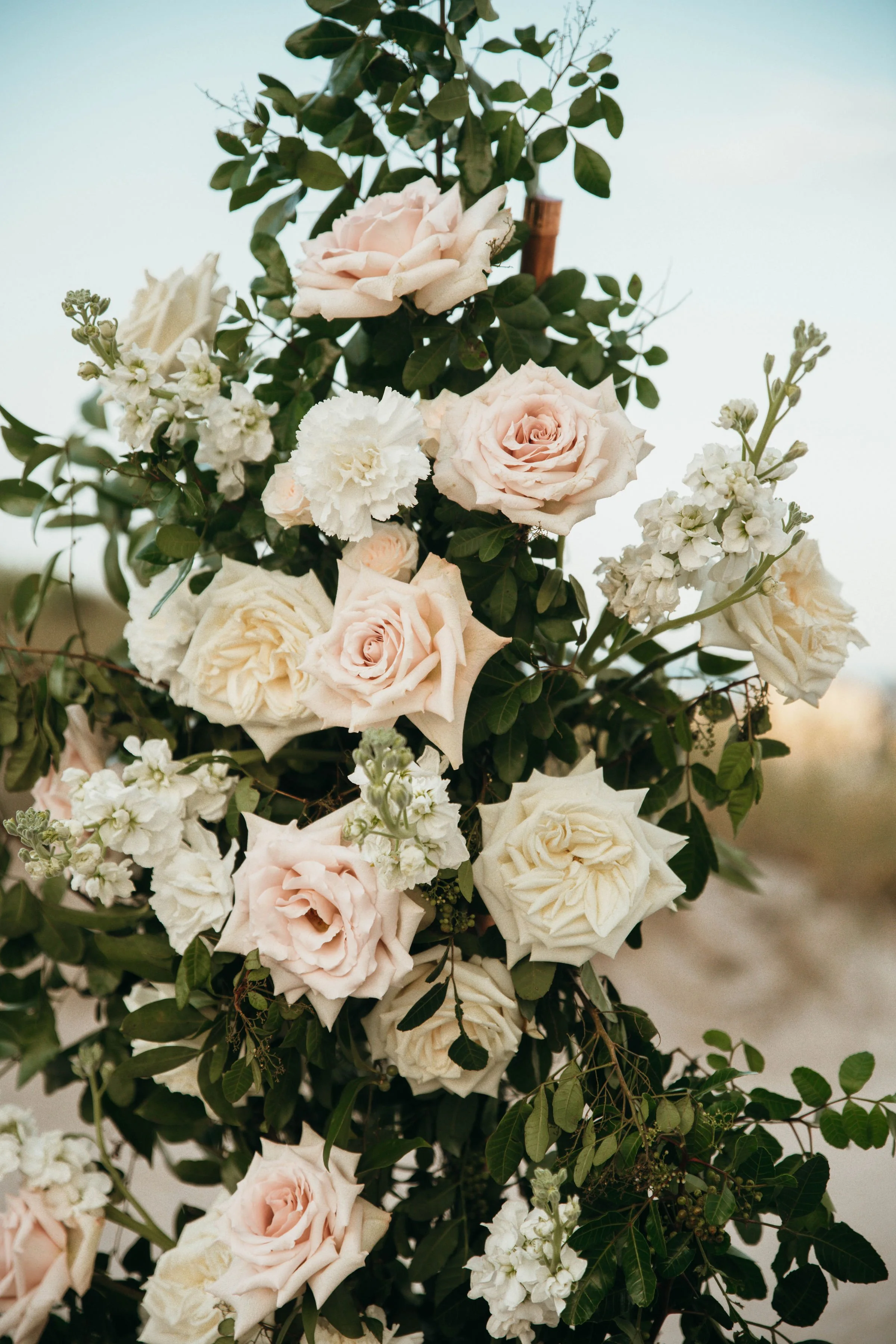 florida wedding, beach wedding, the seagate beach club, wedding arch