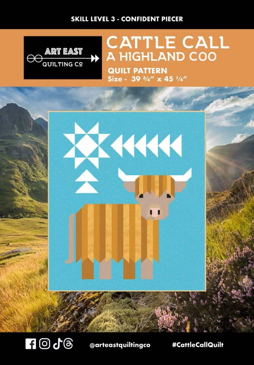 Cattle Call-A Highland Coo Pattern