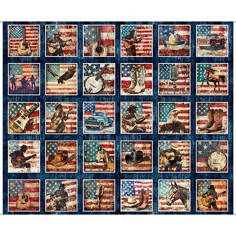 American Country Picture Patches