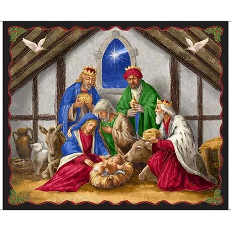 A Star Above-Nativity Panel