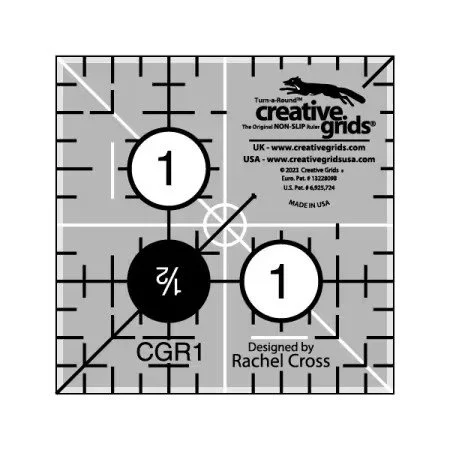 Creative Grids Quilt Ruler 1.5" x 1.5" Square
