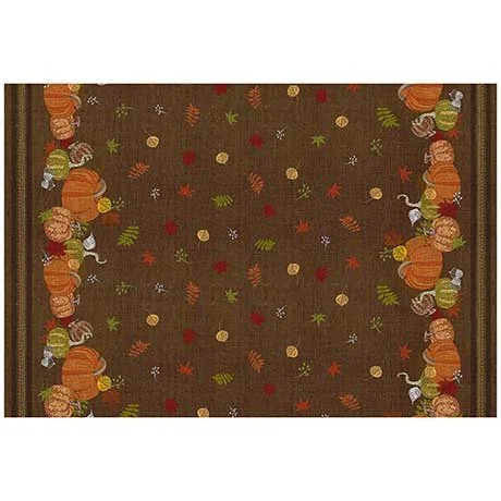 Autumn Stitches-Pumpkin 60" Canvas