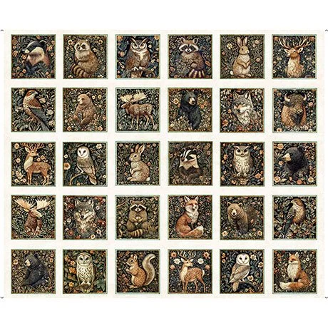 Animal Picture Patches-Oatmeal