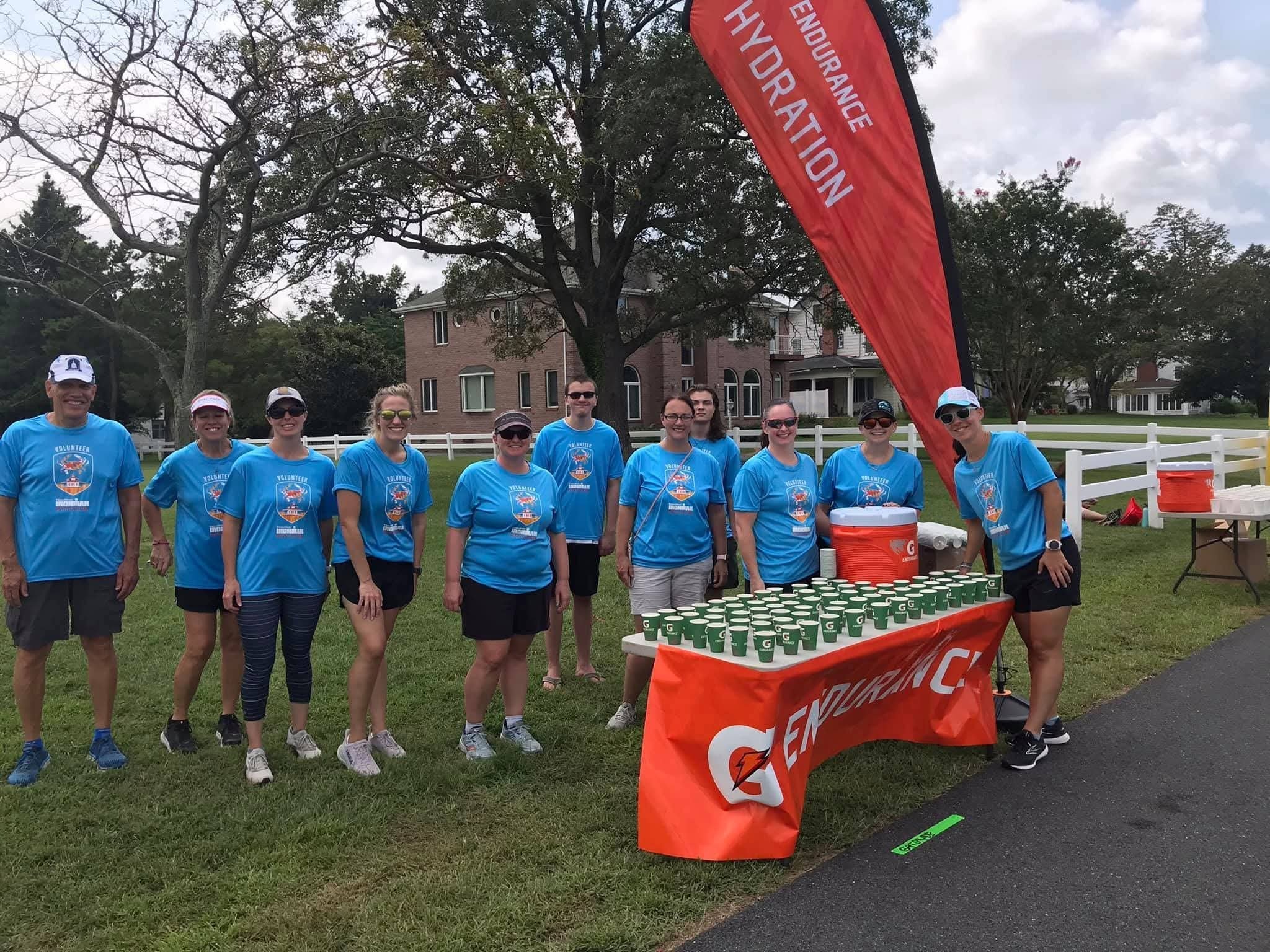 Ironman Maryland Run Aid Station