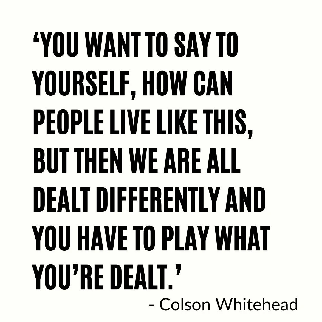 credit: #ColsonWhitehead

UMI Says

&mdash;

Citation.

Colson Whitehead
The Intuitionist
Anchor Books (orig. pub. 1999)
ISBN: 978-0-385-49300-0 (pbk)
p. 3
.
.
.
🙏🏿
#ColsonWhitehead #TheIntuitionist #YasiinBey #MosDef #UMISays #BlackHistoryQuotes #