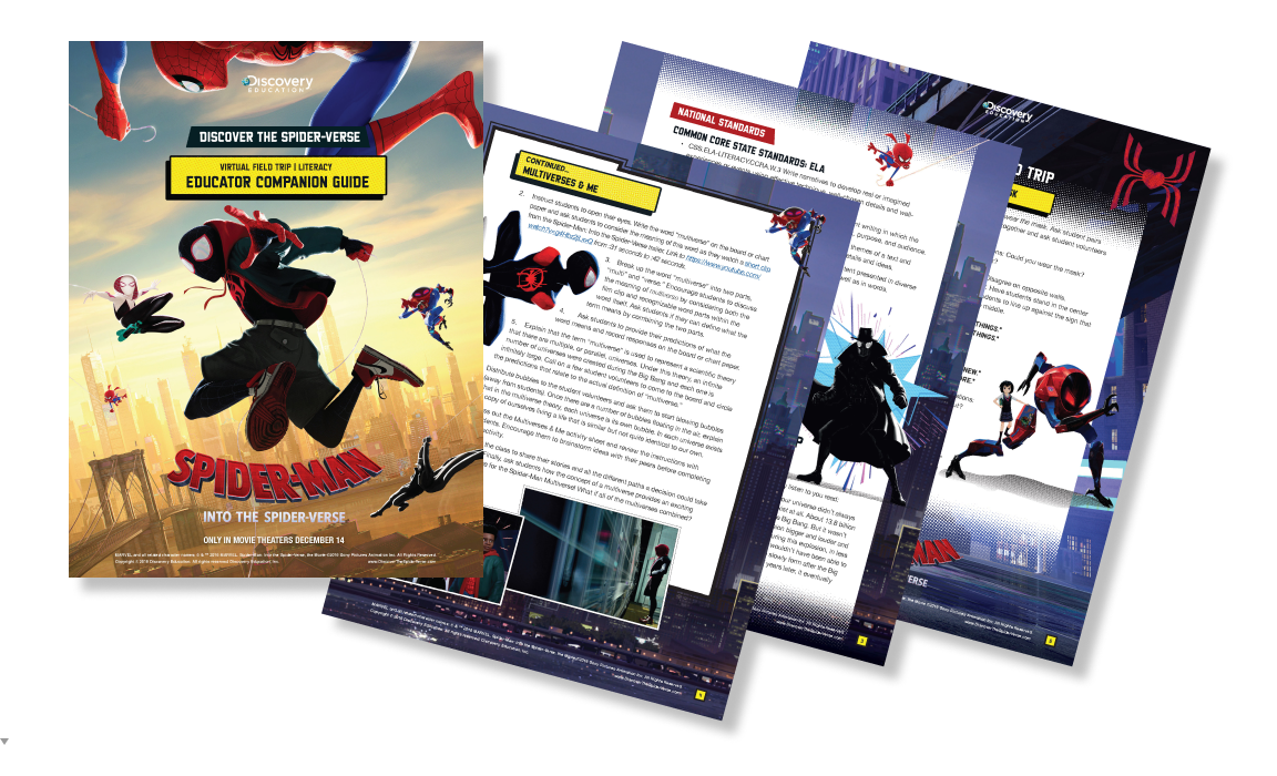 SONY | Discover the Spider-verse | Educator companion guide