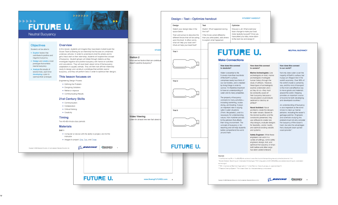 Boeing | Future U. | Lesson plan