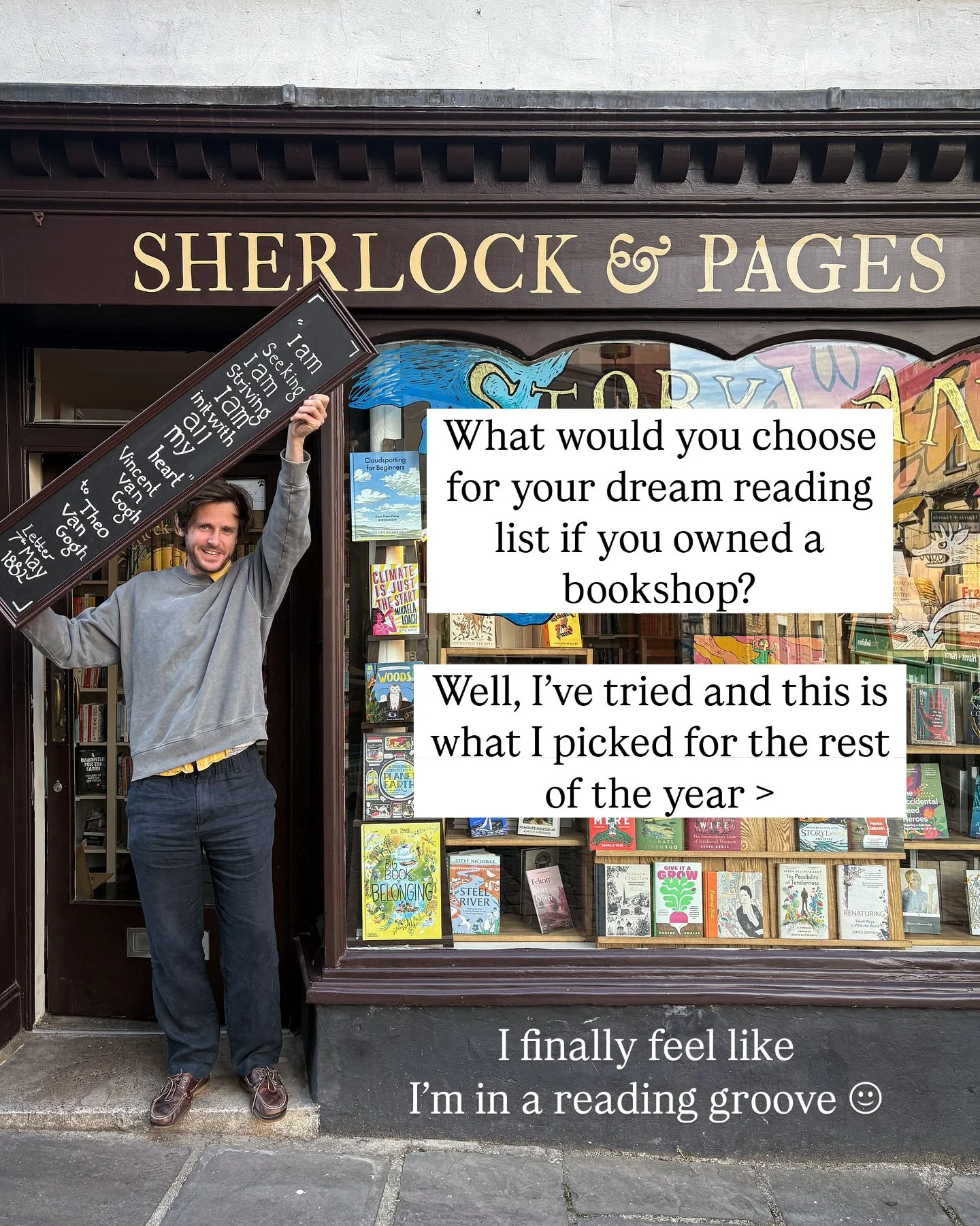 Building my dream reading list. It&rsquo;s funny. You&rsquo;d think I spend all day doing this. But in reality it&rsquo;s customer emails, orders, bills, accounts, social posts, events planning, book club planning&hellip;or any other number of tasks 