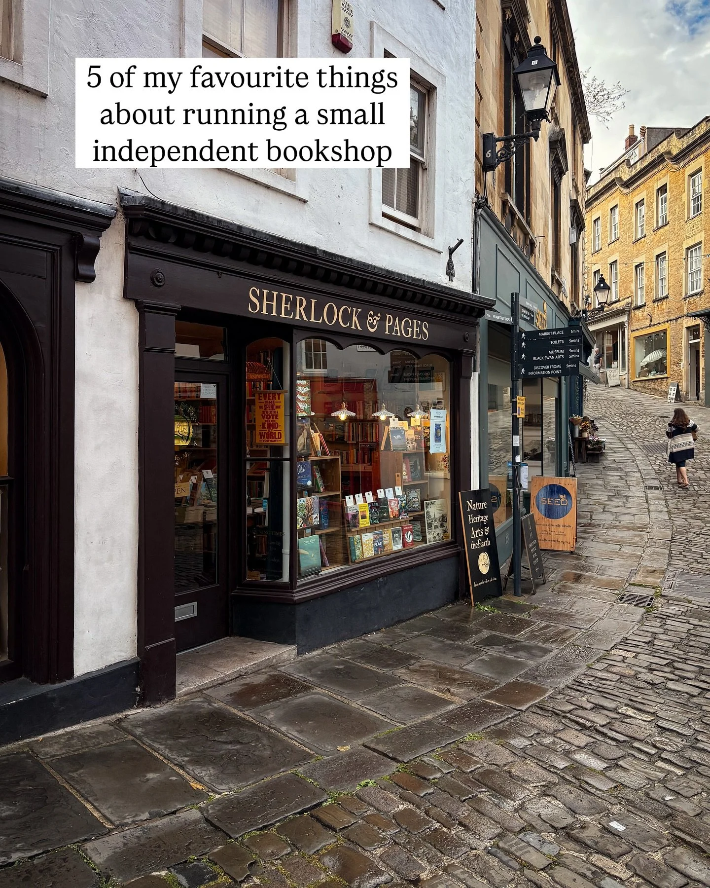 I&rsquo;ve been in the shop all week which has been a real pleasure. Usually I&rsquo;m in and out trying to balance writing, events and all the behind the scenes work that goes into Sherlock &amp; Pages. Handling all the books, breathing deeply when 