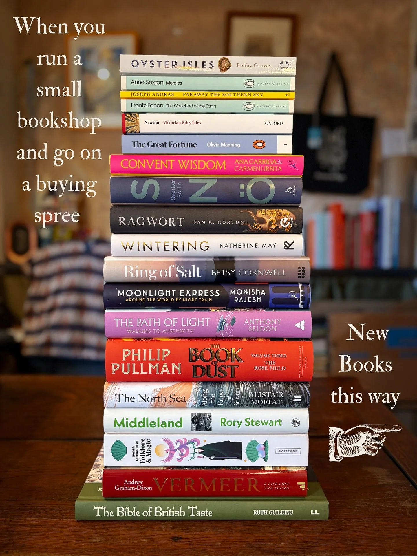 ✨ New Arrivals ✨ it&rsquo;s that time when we update our stock, new displays go up and we unbox deliveries with a feverish excitement. If you could only pick one which would you put at the top of your TBR pile?

#sherlockandpages