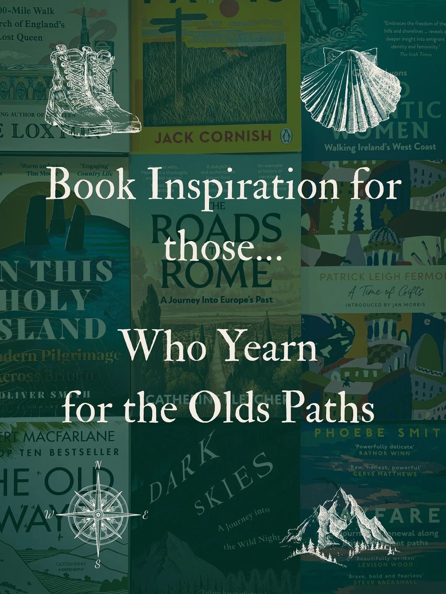 Well we could have filled this post 10 times over. We really do have a lot of books about the old paths, pilgrim routes and wild journeys. I think we&rsquo;ll have to do a second round. But for now, enjoy this election and dream of the adventures ahe