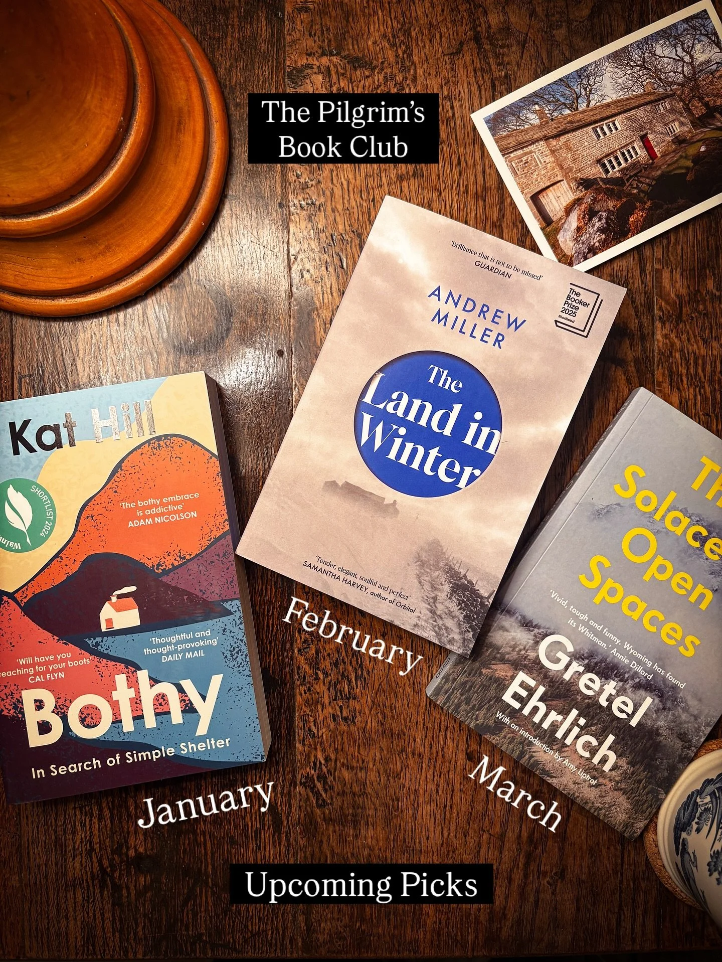 ✨ An update from The Pilgrim&rsquo;s Book Club ✨ we are so looking forward to another year of wild reading. The Pilgrim&rsquo;s Book Club explores fiction and non-fiction throughout the year, focused on landscape, nature, history and heritage: everyt