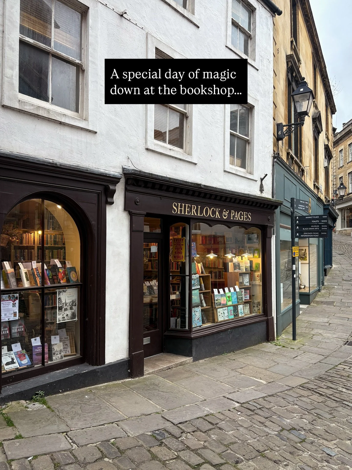 What a joy to have @marisa.giannasi.art in Frome today. When her book of treasures opens it&rsquo;s a magical joy for any book lover. We can&rsquo;t wait for the time before long when we&rsquo;ll all be able to take home a little of the special memor