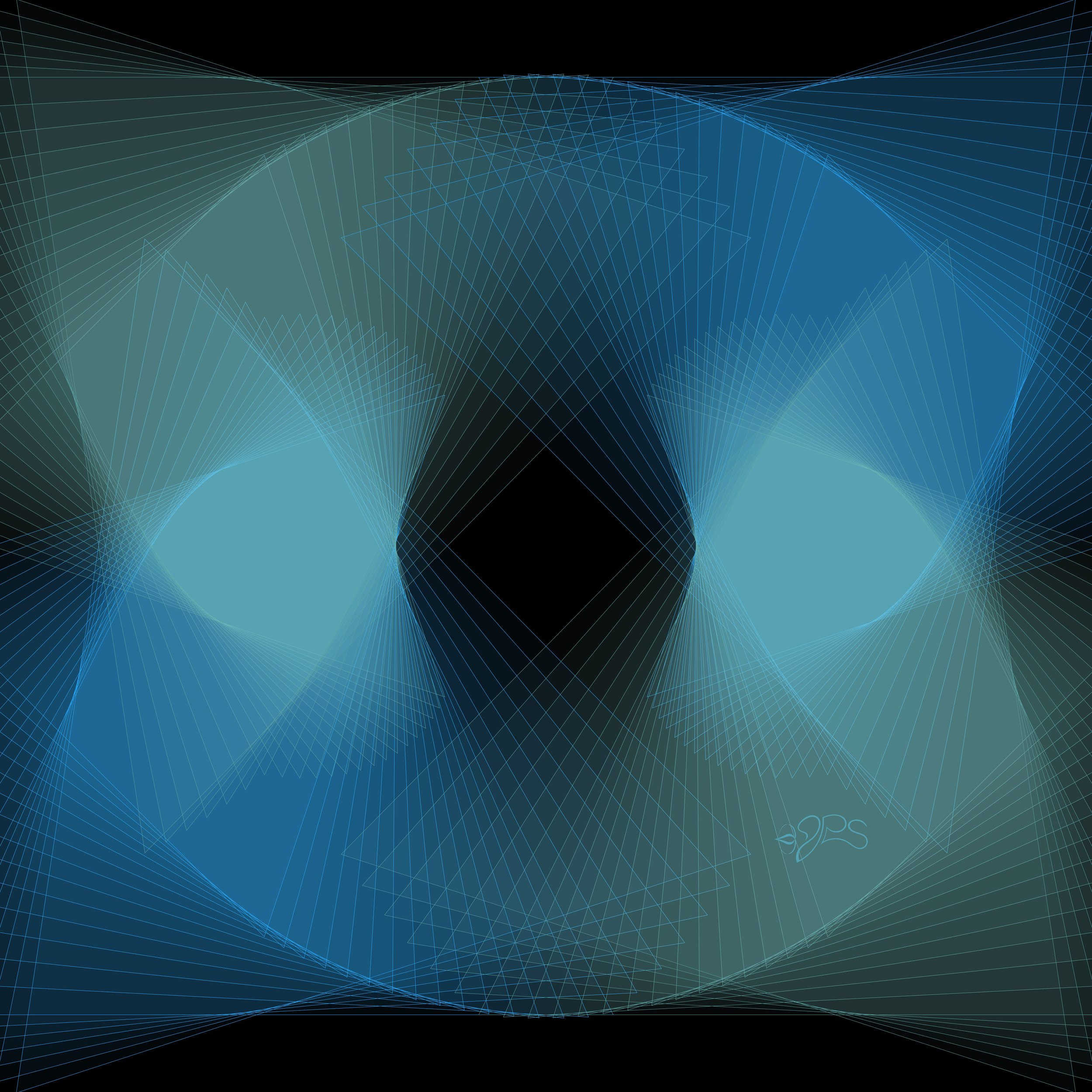 Unified Fields Theory 1 - UFT1 - Phil Seawolf - Philip Self - Original Art - Equilateral Triangles - Light and Color 1 B.2.jpeg