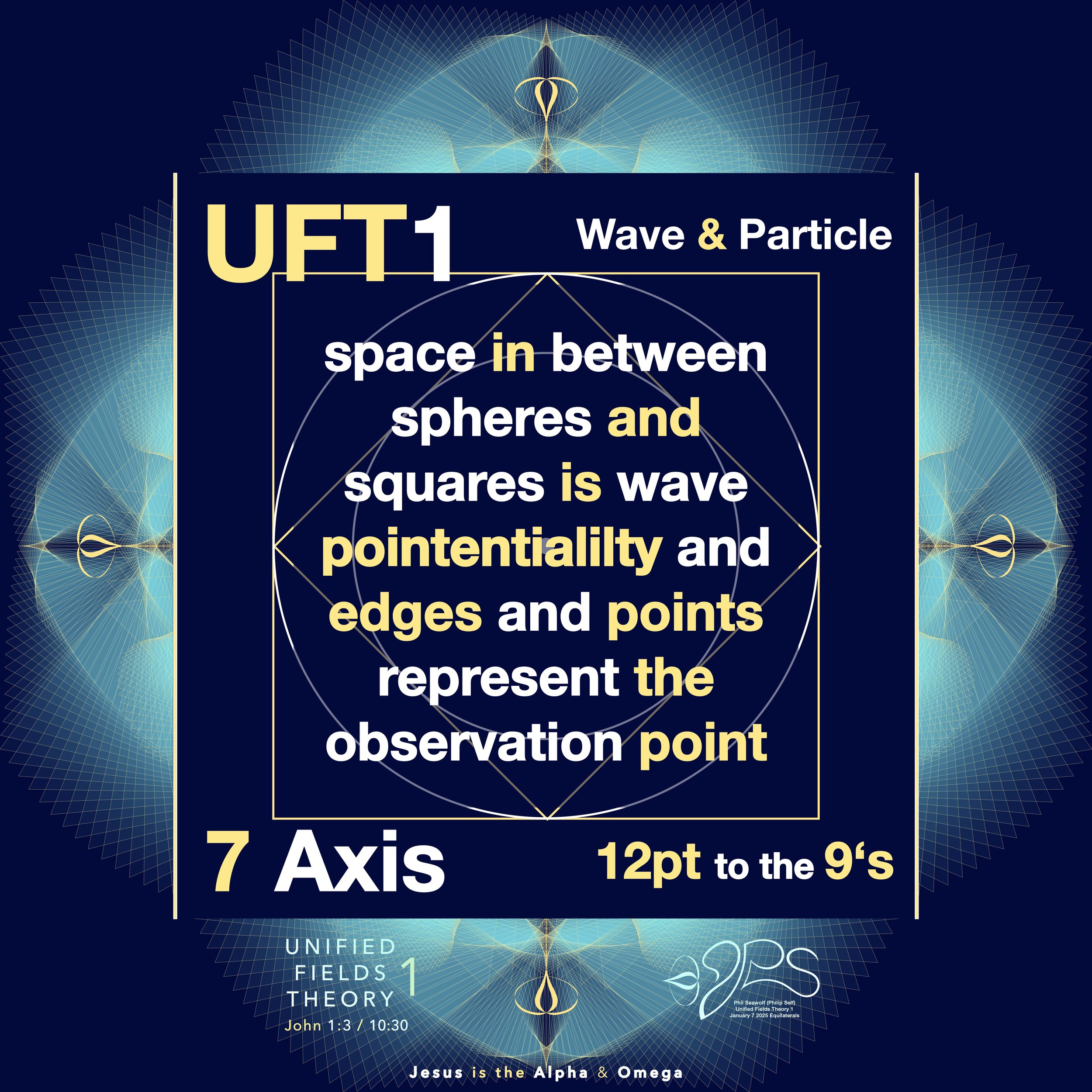 UFT1 - UNIFIED FIELDS THEORY 1 - PHIL SEAWOLF - PHILIP SELF - ORIGINAL ART for UFT1 VIDEOS and IMAGES  - ALPHA OMEGA 1 - PERFECT 7 AXIS - 12PT TO THE 9’s - REVOLUTIONARY MATH SOLUTIONS - BIBLICAL FULFILLMENT of 7 and 12 printed MAY 2026 part 3 p163.1.jpeg