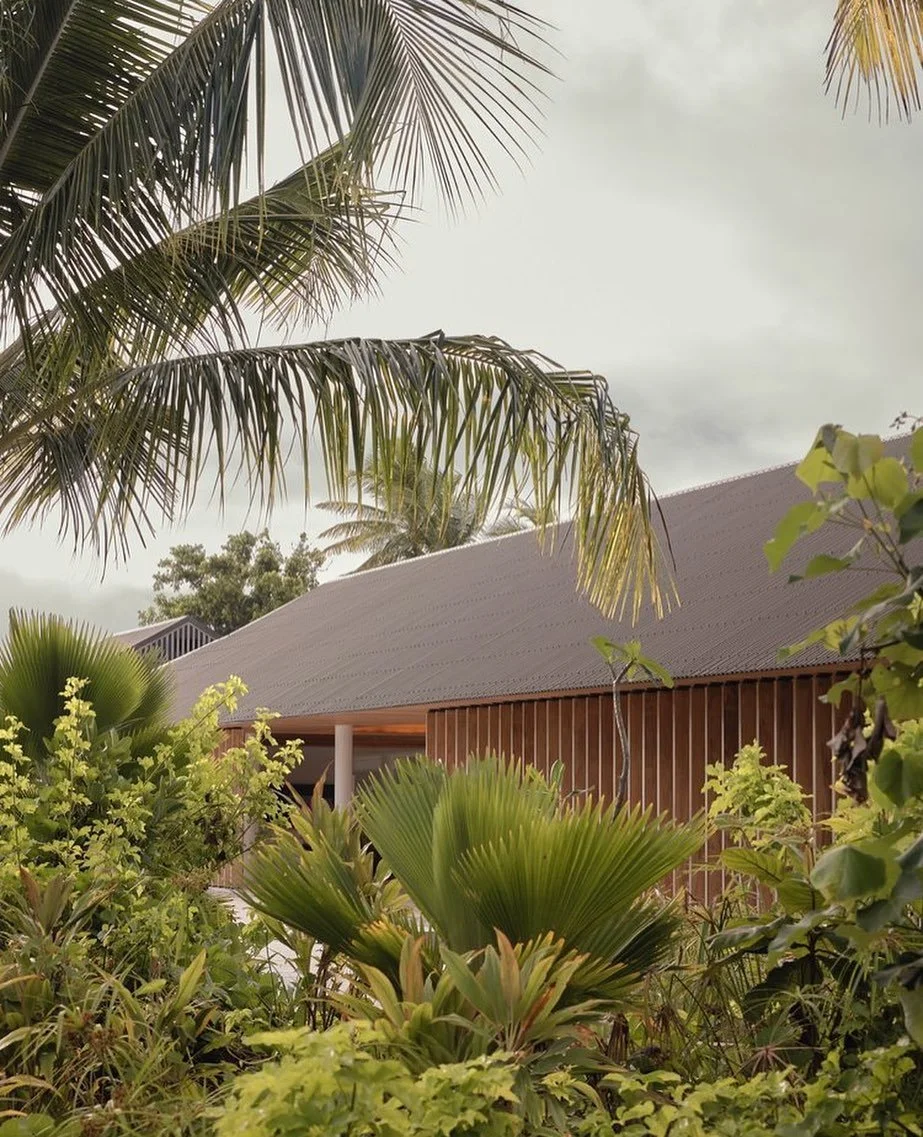 Sneak peak at our latest project. The site is located on the northern shore of the spectacular lowland peninsula of Vomo Island. The natural landscape supports vegetation ranging from tough beach-head plants to coconut palms, grasslands, back-dune tr