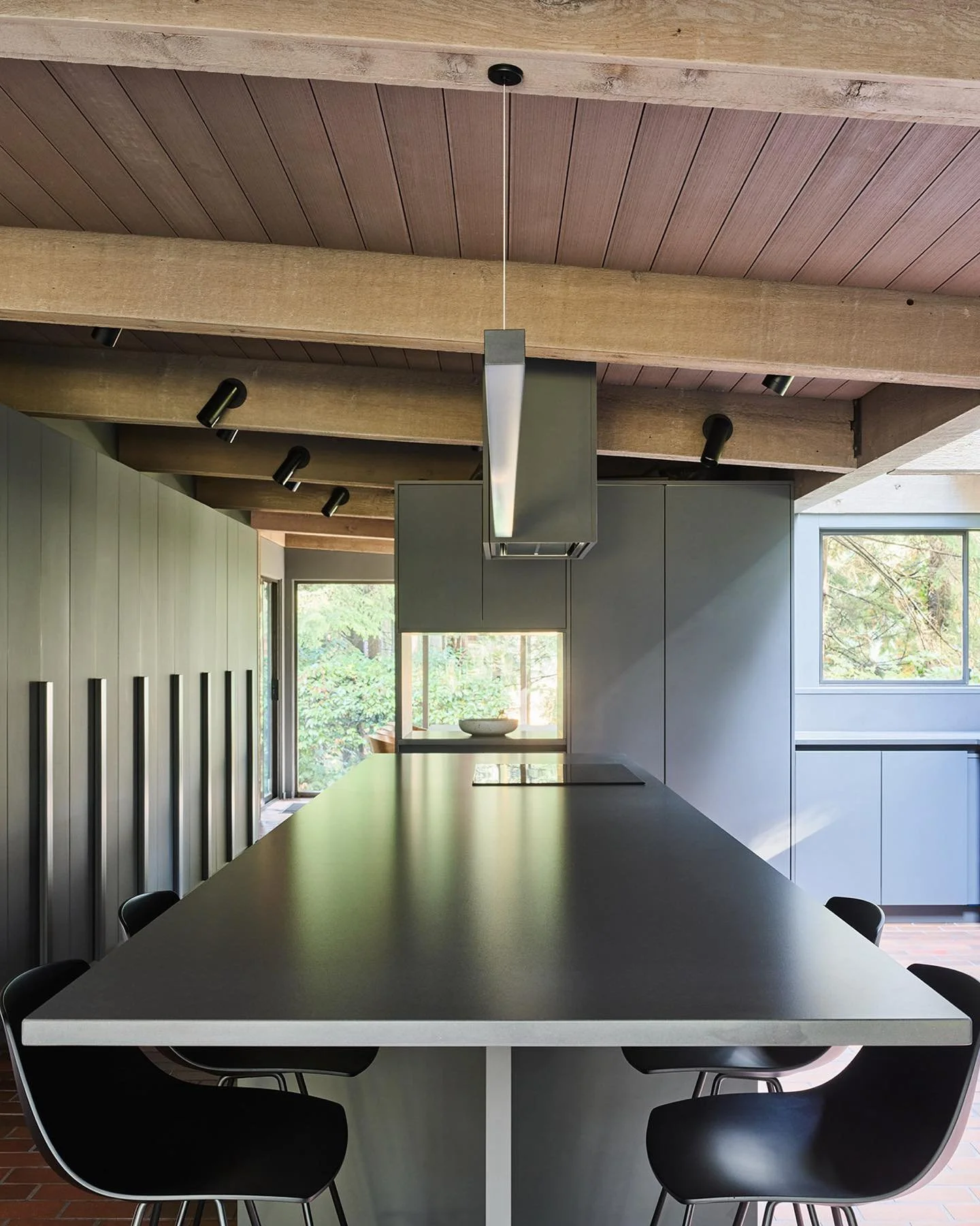 Regarding architectural preservation:

&ldquo;Mark advocated for a comprehensive strategy that respected the original architect's vision, while providing us with the kind of state of the art, modern home we were looking for.&rdquo;

&mdash; McGee Hou