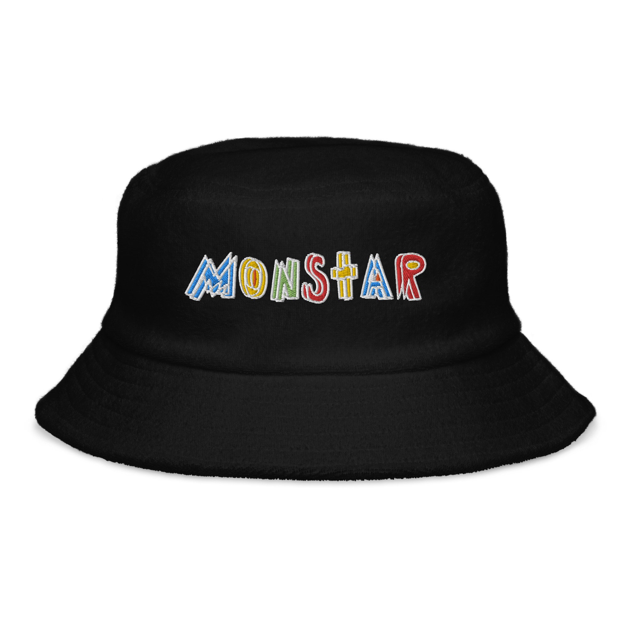 unstructured-terry-cloth-bucket-hat-black-front-649277b5c2492.jpg