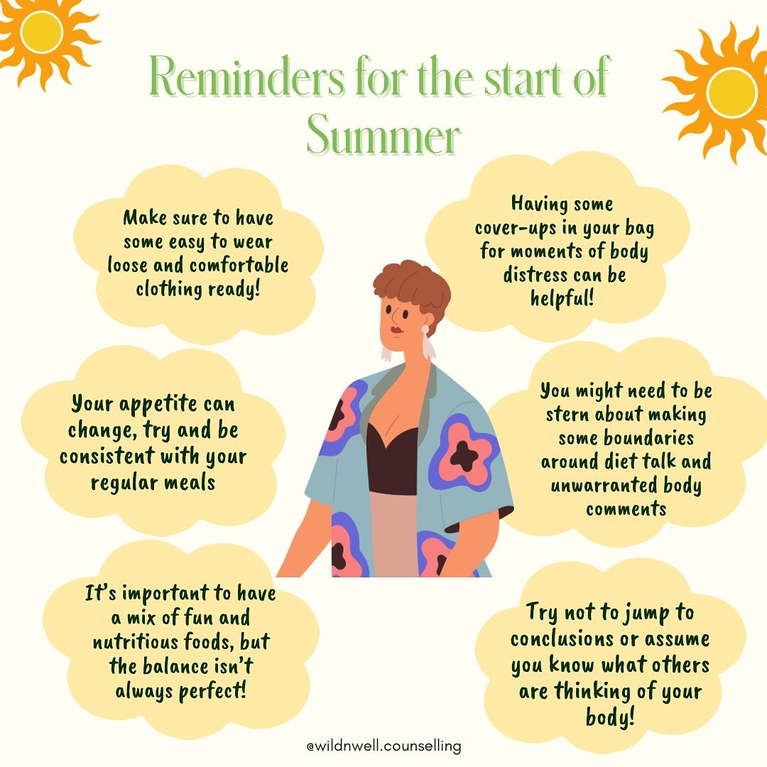 Yearly reminders for the upcoming warmer weather! (When it finally hits the uk that is 🥲)