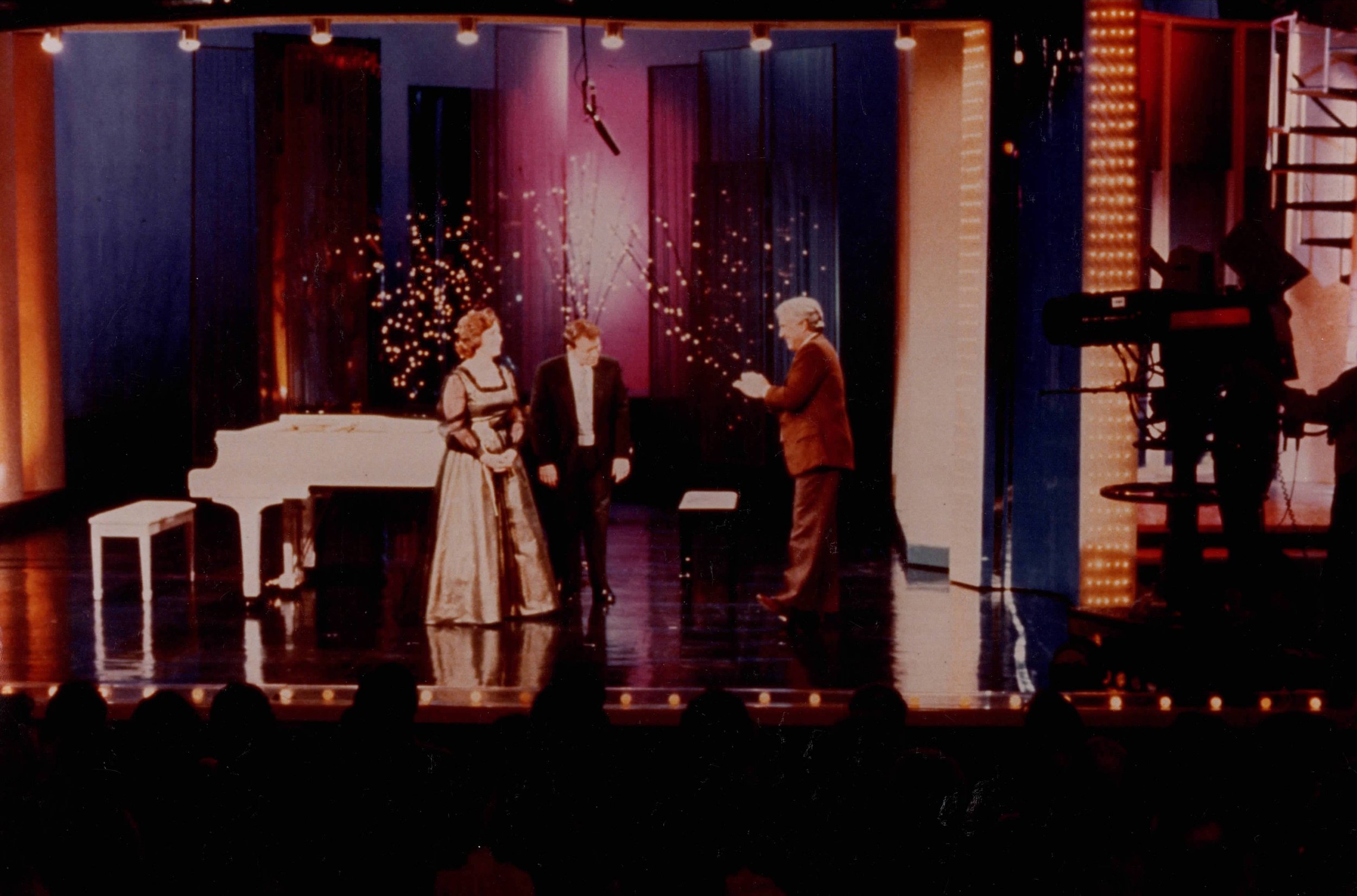 On the set with Merv Griffin for his show in LA