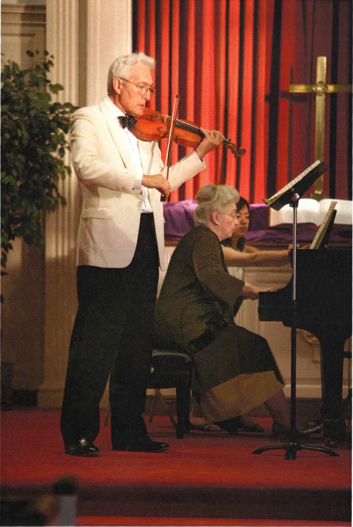 With Arnold Steinhardt in concert