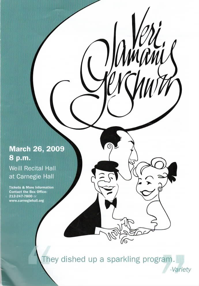 Concert Program from a 2009 Concert