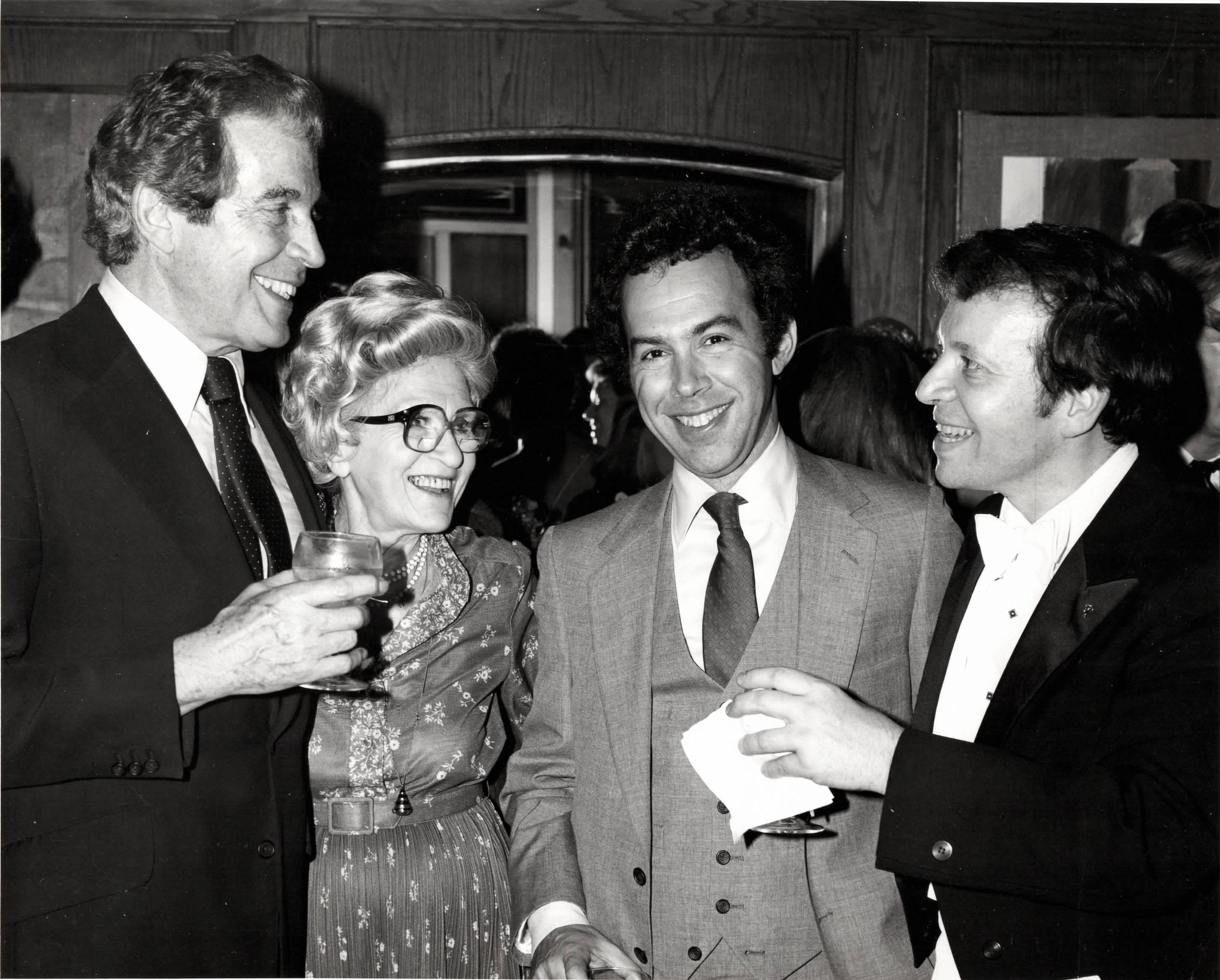 With Michael Reis, Hattie Clark, and Marc Gershwin after concert