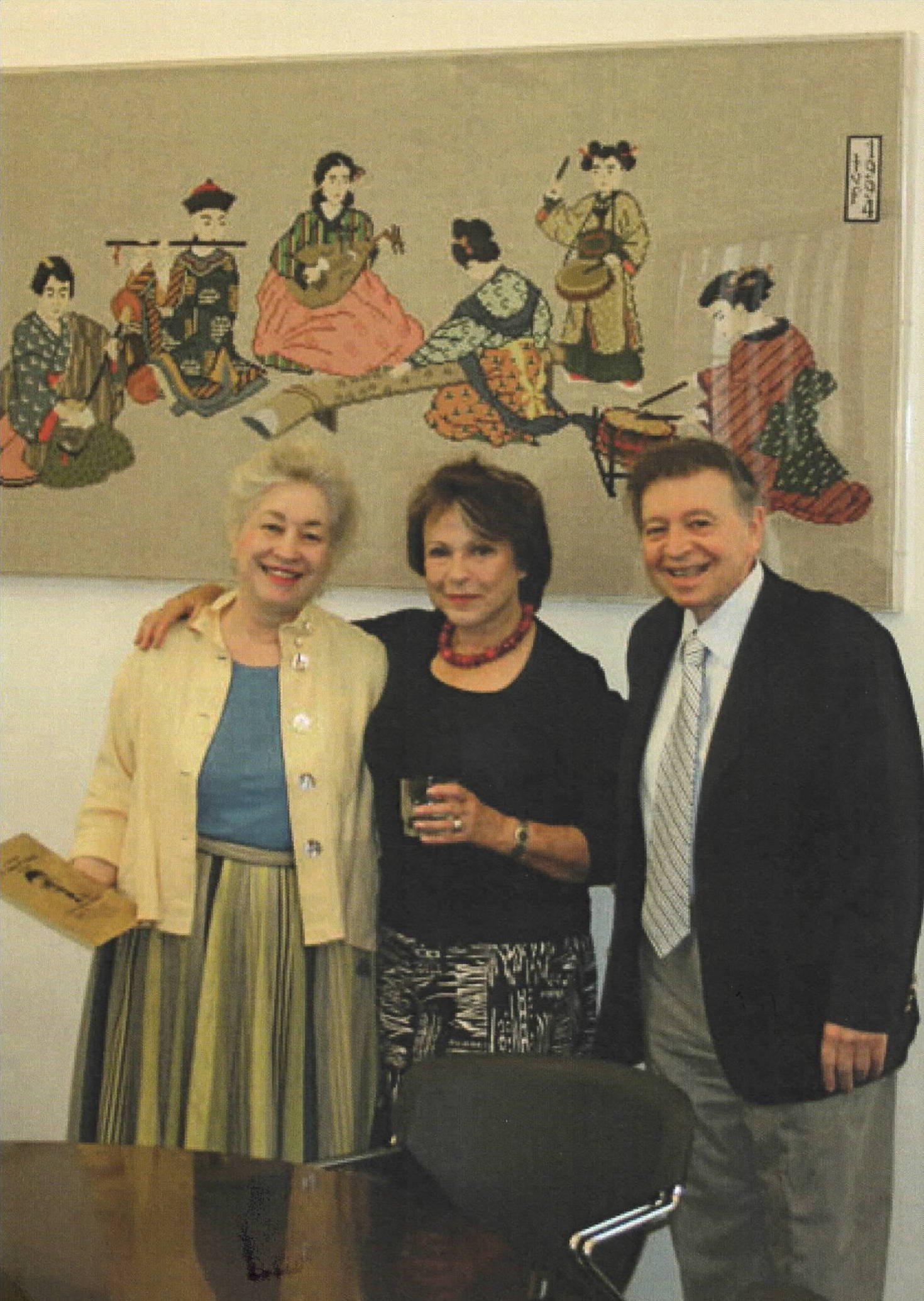With acclaimed actress, Claire Bloom