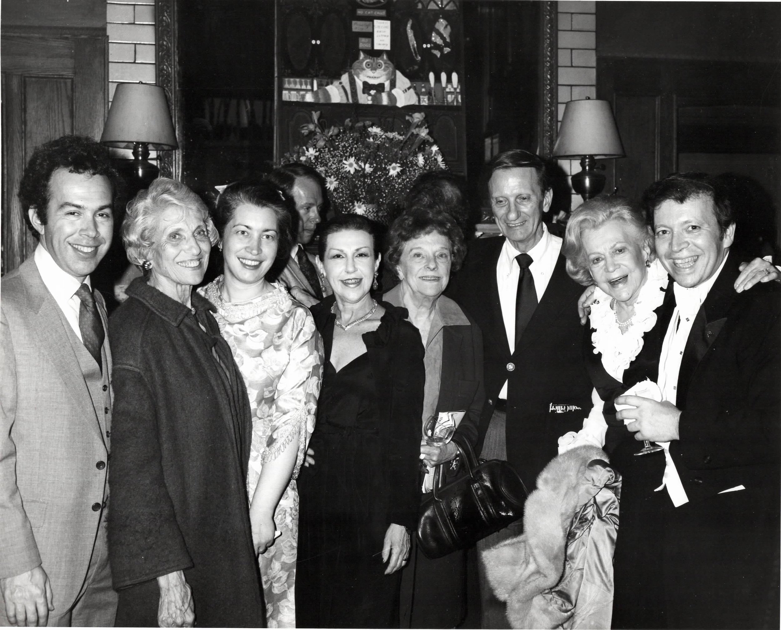 After concert party at Lincoln Center with the Gershwin family and friends