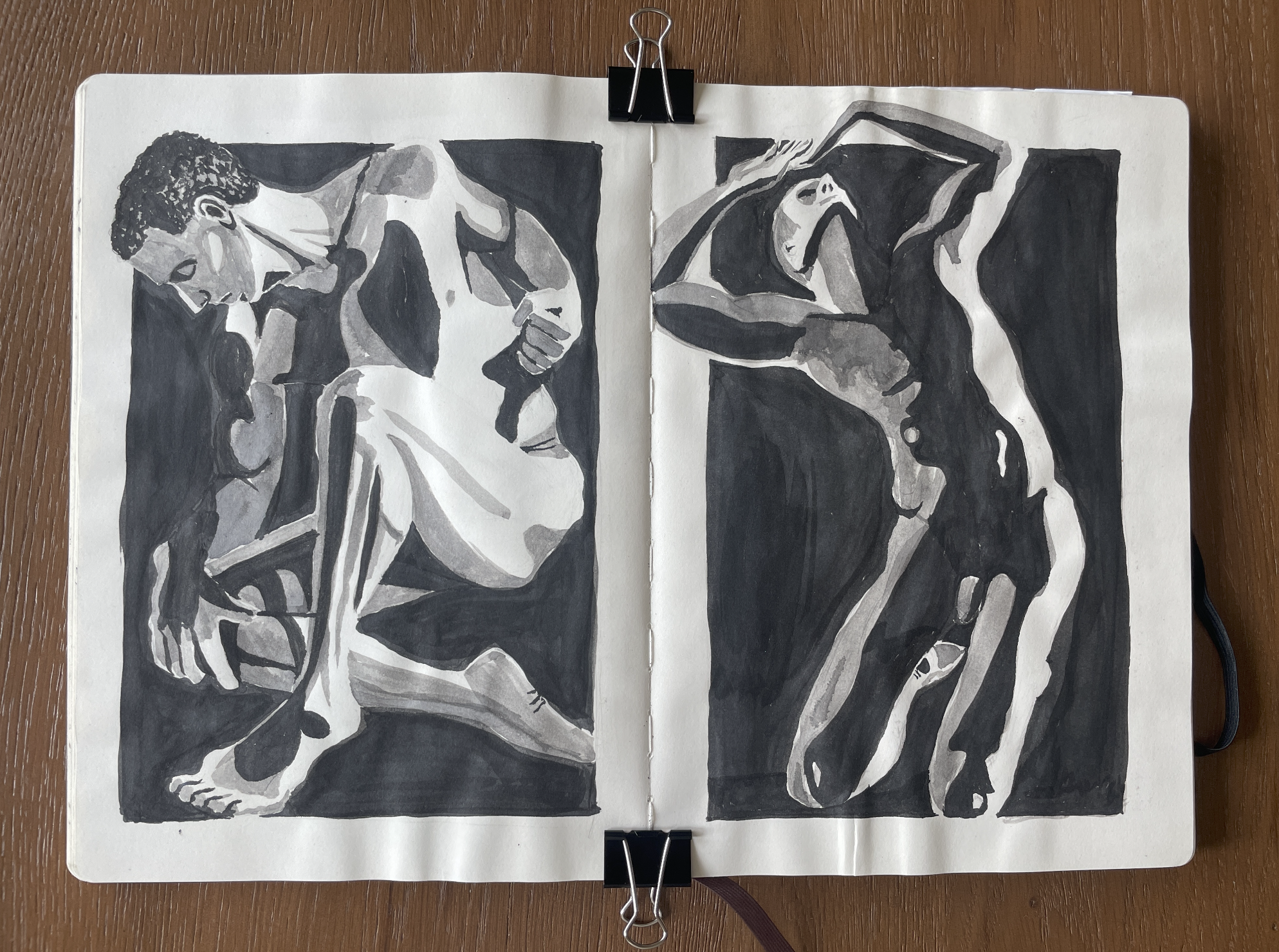 Ink on paper