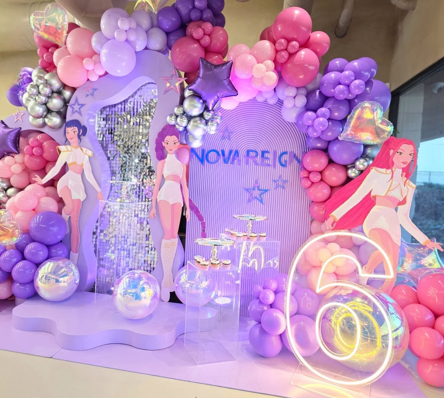 Nova's 6th Birthday ! 
.
.
KPop Demon Hunter Theme 💜
.
.
Backdrop design by @four_forty_four_events 
.
.
#BayAreaPartyPlanner #BayAreaEvents #BayAreaEventPlanner  #kpopdemonhuntersparty #kpopdemonhunters