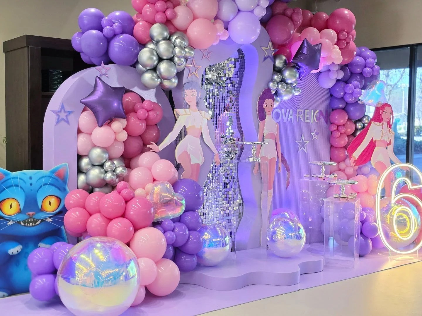 Nova's 6th Birthday ! 
.
.
KPop Demon Hunter Theme 💜
.
.
Backdrop design by @four_forty_four_events 
.
.
#BayAreaPartyPlanner #BayAreaEvents #BayAreaEventPlanner  #kpopdemonhuntersparty #kpopdemonhunters