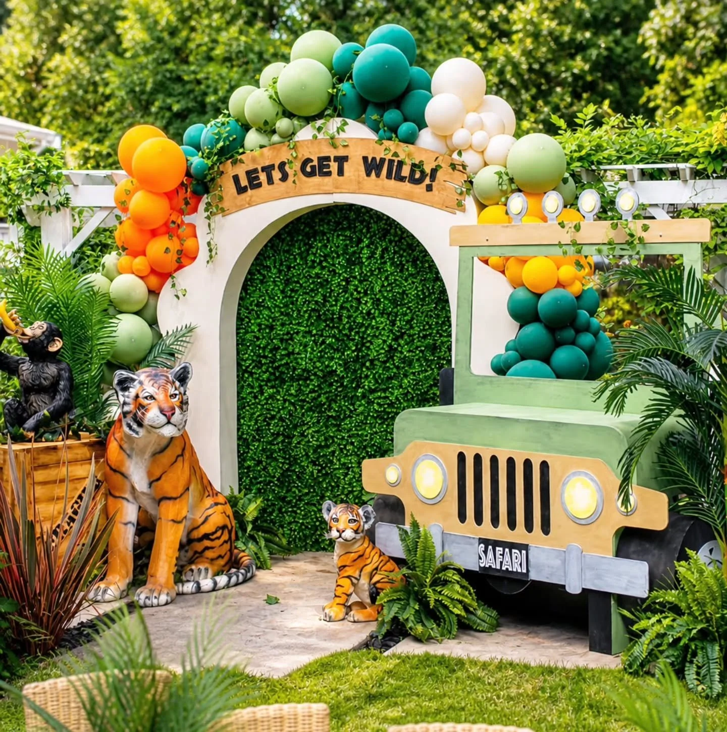 The perfect selfie area 📸✨
.
.
Where every detail turns into a moment your guests won&rsquo;t forget
.
.
Santino is TWO WILD!! 🐘🌿
.
.
Event Design + Styling by @four_forty_four_events 
.
.
#BayAreaPartyPlanner #BayAreaEvents #BayAreaEventPlanner #
