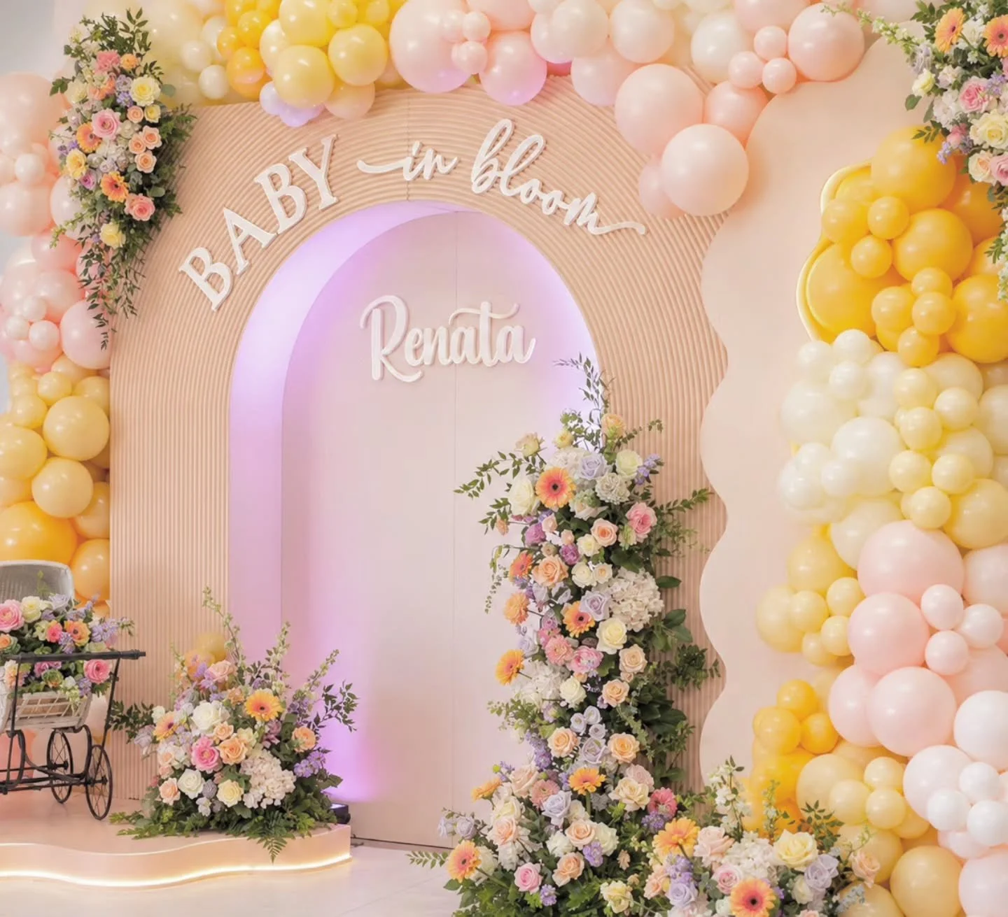Baby In Bloom Baby Shower 🧡
.
.
Backdrop designed by @four_forty_four_events 
.
.
#BayAreaKidsParty #BayAreaPartyPlanner #BayAreaEvents ##HaywardCalifornia #LatinaBusinessOwner