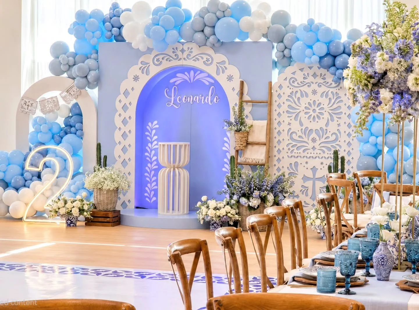 Leonardo's celebration 💙
.
.
Cielto Lindo Theme
.
.
Decor + Design @four_forty_four_events 
.
.
#CielitoLindo #BayAreaPartyPlanner #Quincea&ntilde;eraDecor #BayAreaEventPlanner #Charro