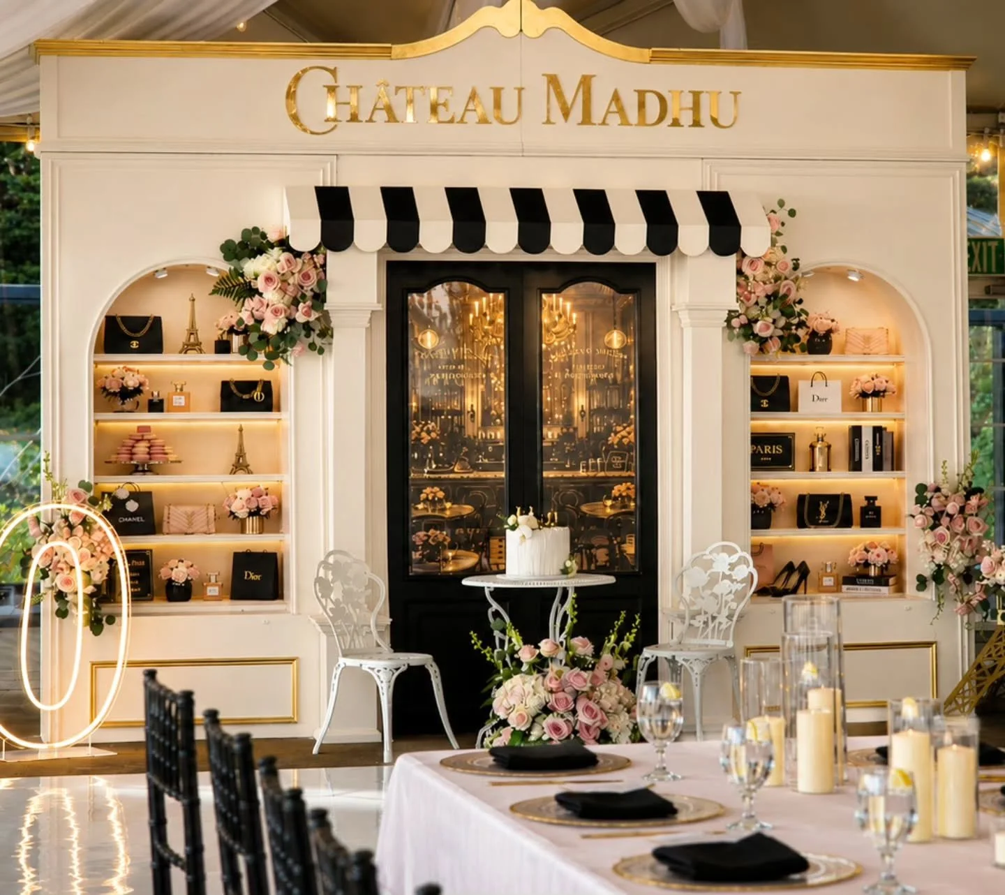Bonjour, 40! ✨🥂
.
.
A celebration filled with elegance, glamour, and a touch of Parisian magic. Because turning 40 deserves nothing less than extraordinary ✨️ 
.
.
Event Planning &amp; Design @four_forty_four_events 
.
.
#BayAreaPartyPlanner #Quince