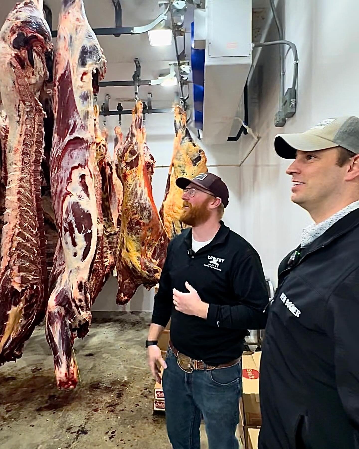 Montana beef! It&rsquo;s what&rsquo;s for dinner! Local Montana product processed by a local Montana company. 
Thank you @cowboymeatco for the tour and great service provided to our state.