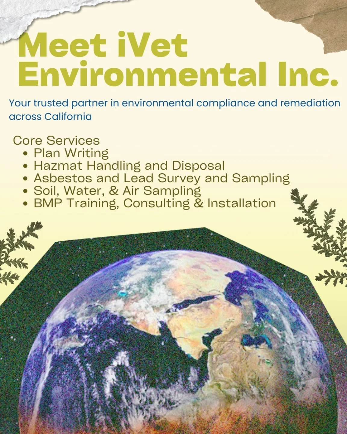 We are a veteran-owned environmental consulting firm delivering high-quality, cost-effective solutions in hazardous waste management, field monitoring, and regulatory compliance. Our licensed experts are committed to protecting communities and the en
