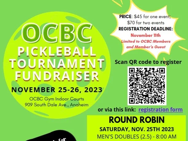 OCBC Pickleball Tournament 