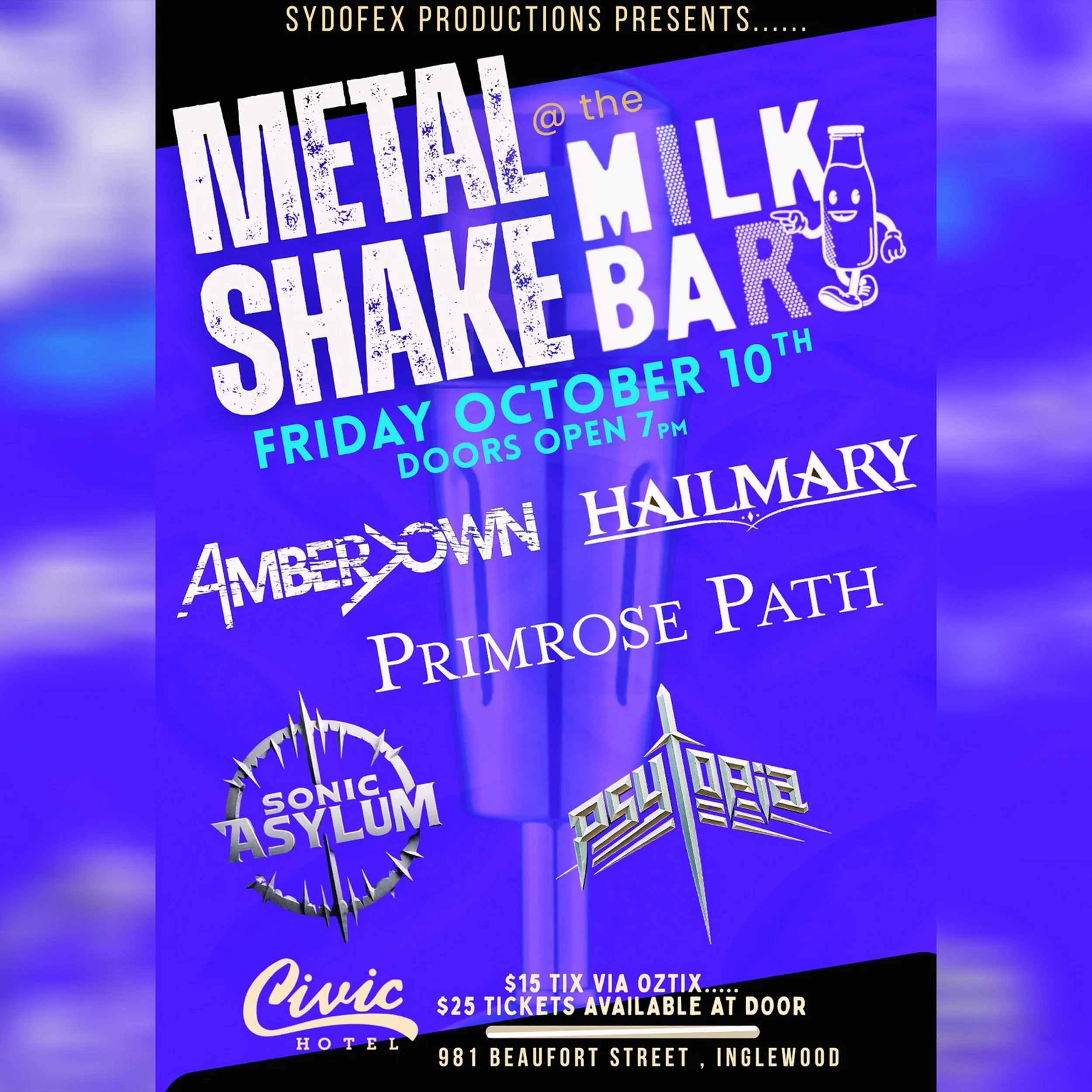 MetalShake @ The Milk Bar